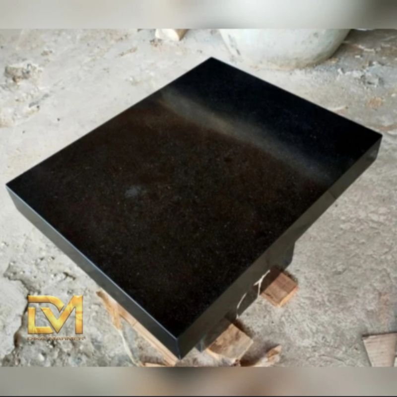 Top Table Batu Granit Hitam Super Mengkilap ( custom )