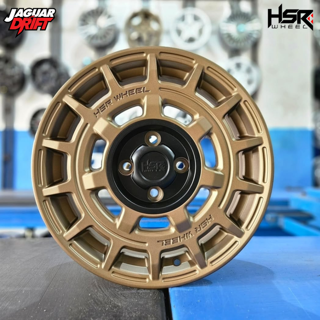 Promo Harga Velg Hsr Original R15 Pcd 4x100 Pelek Hsr Mentawai Ring 15 Rata fender Untuk Mobil Toyot