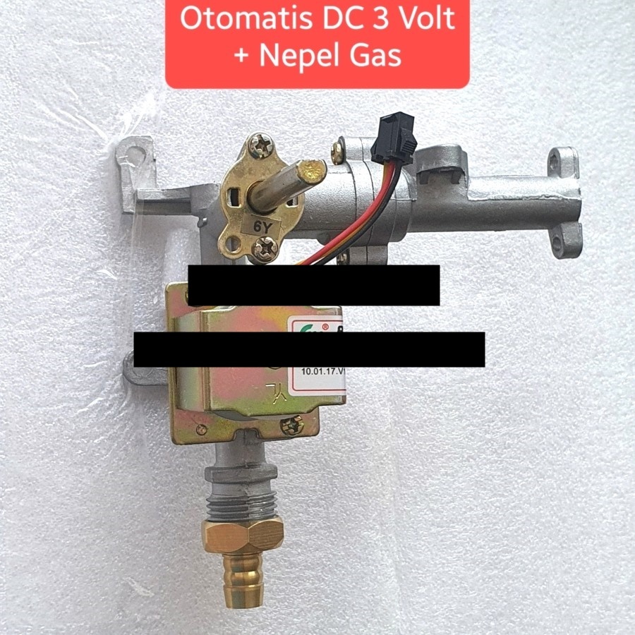 Kaki Gas Inlet Deep fryer oven steamer gas water heater DC3V Selenoid