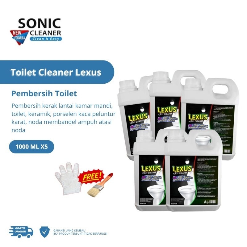 SONIC CLEANER Lexus Paket 5 Pcs Pembersih Noda Semen