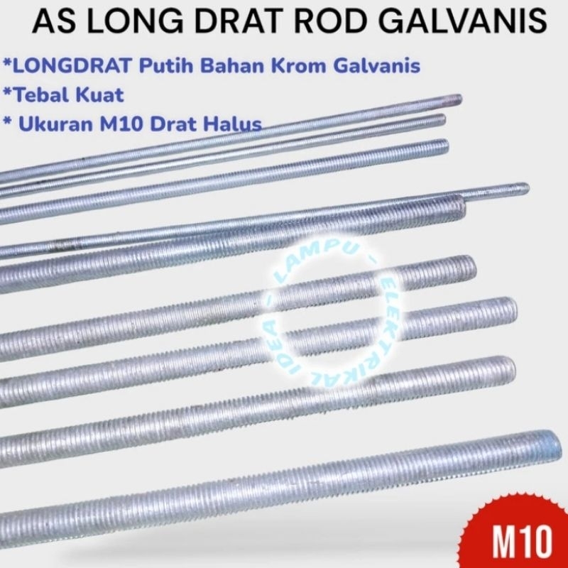 As Drat Panjang M10 Longdrat Halus 10x1 meter