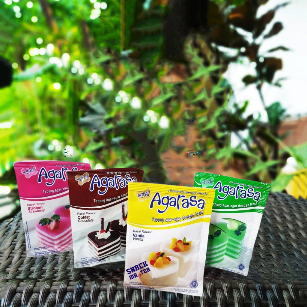 

Nutrijell Agarasa agar-agar puding 22 gr Rasa Coklat Tepung agar agar dengan rasa