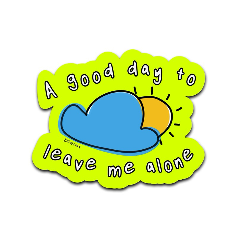

Stiker Leave Me | Raina Pulang
