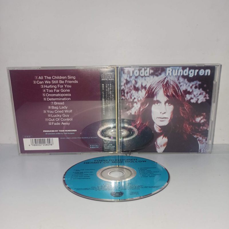 CD Todd Rundgren- Hermit of Mink Hollow Import