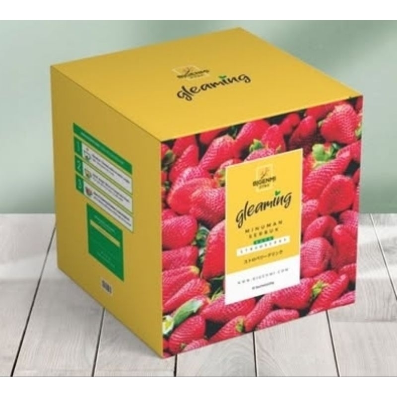 

GLEAMING a.k.a. GLUTAVIA (MINUMAN KOLAGEN & ANTIOKSIDAN RASA STRAWBERRY)