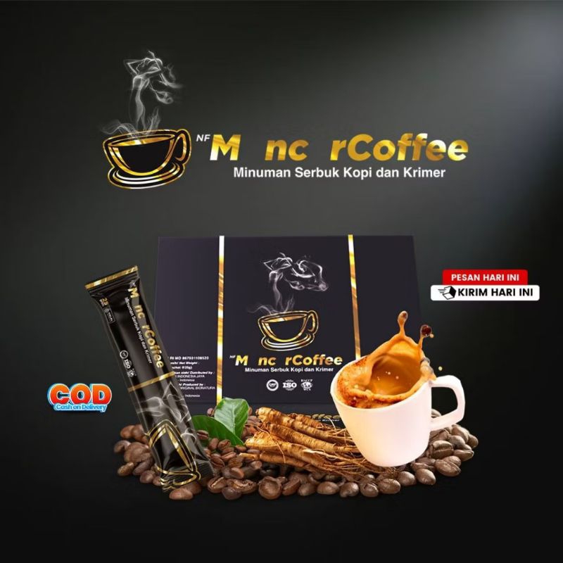 

Kopi Tempur Pria Mnceer Coffe Original 1 Box