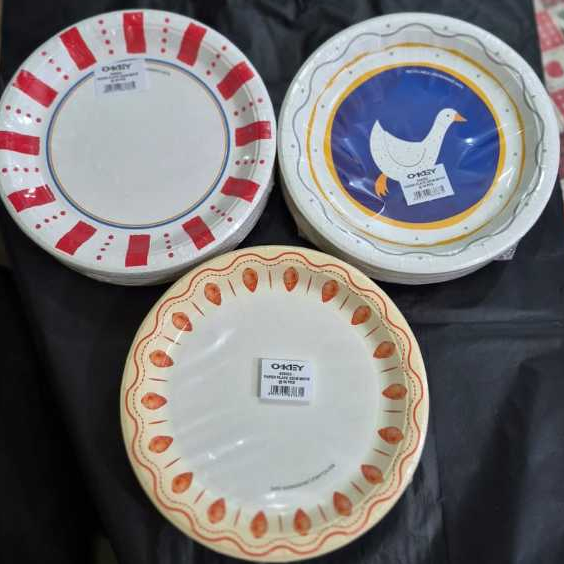 Piring makan kertas besar