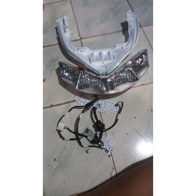 PCB LAMPU AEROX NEW CONNECTED FULSET FRAME ALIS Pcb aerox new barang baru 1 set