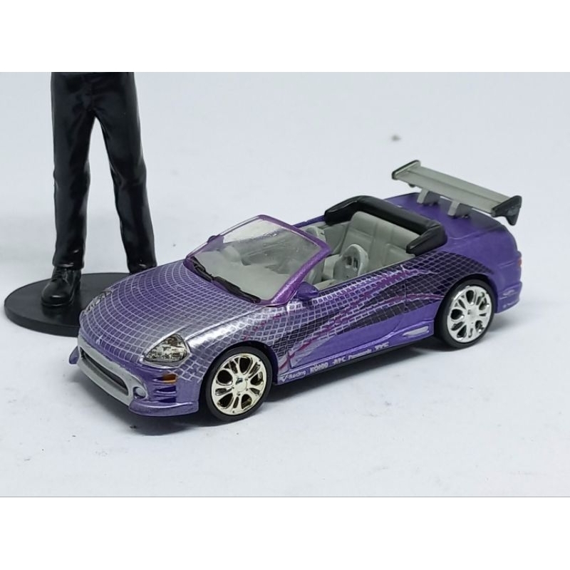 racing champions ertl mitsubishi eclipse spyder fast & furious loose diecast 1/64