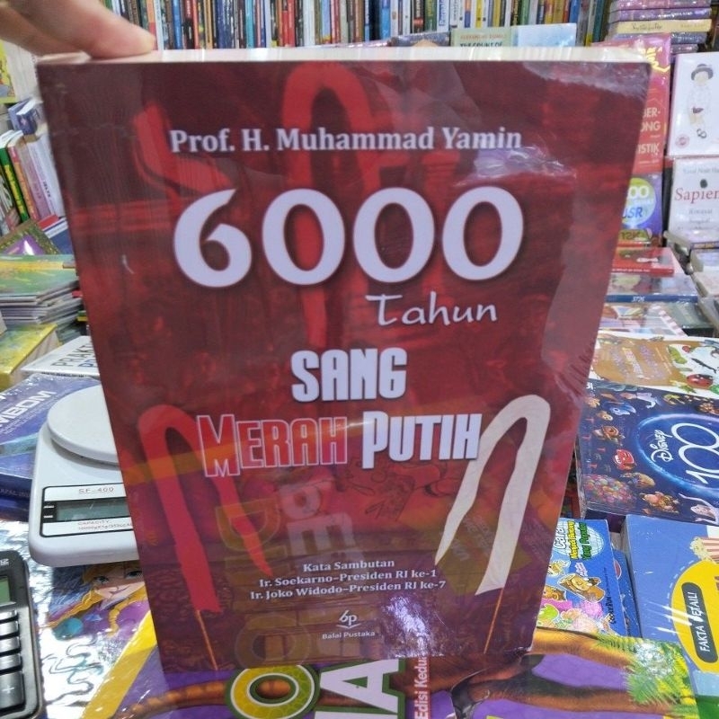 Original. 6000 Tahun Sang Merah Putih M Prof. H. Muhammad Yamin JunDW
