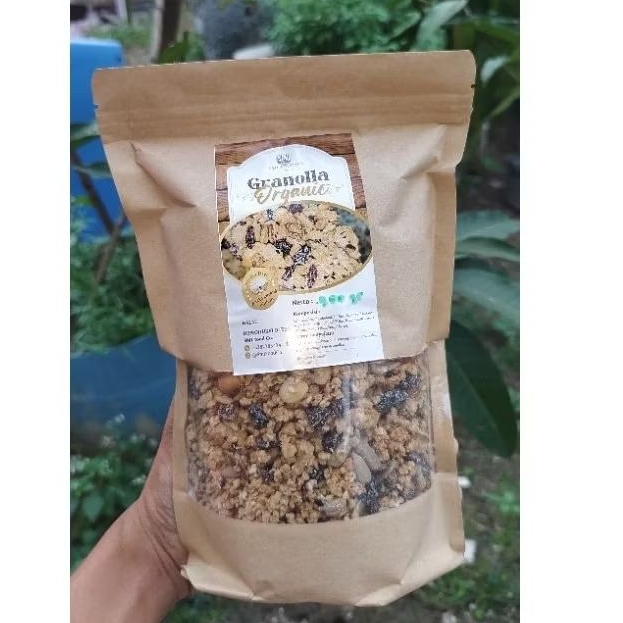 

Granolla Organic SML FoodCo. Sarapan Oatmeal 500gr Sehat Bergizi Cocok Untuk Diet dan Cemilan
