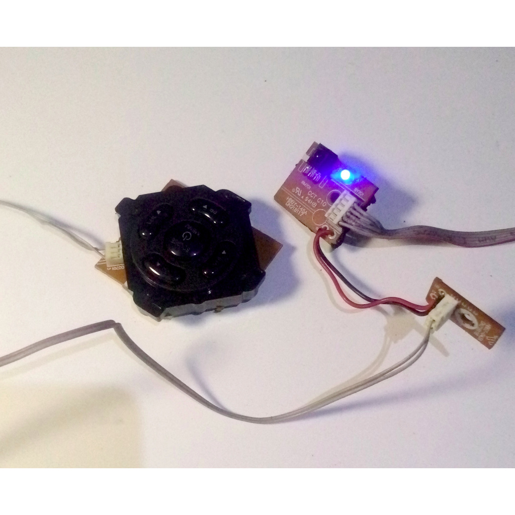 Tombol Menu - IR Sensor Remote TV LED Polytron PLD 40B150