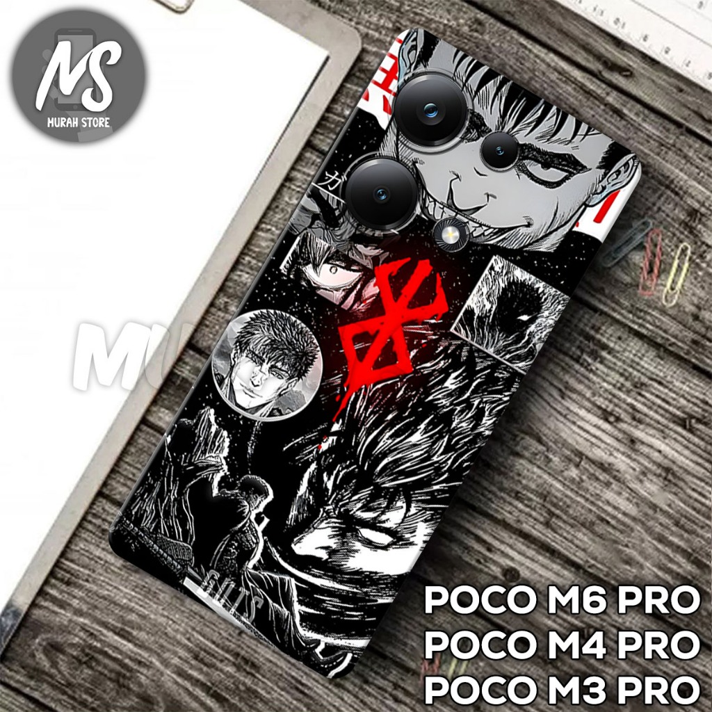SoftCase POCO M6 PRO/MS7/MOTIF ANIME/Case POCO M6 PRO/Casing POCO M4 PRO/Kesing POCO M3 PRO/SoftCase