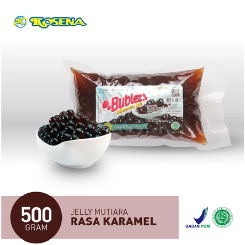

Bublez Jelly Mutiara Rasa Karamel 500g