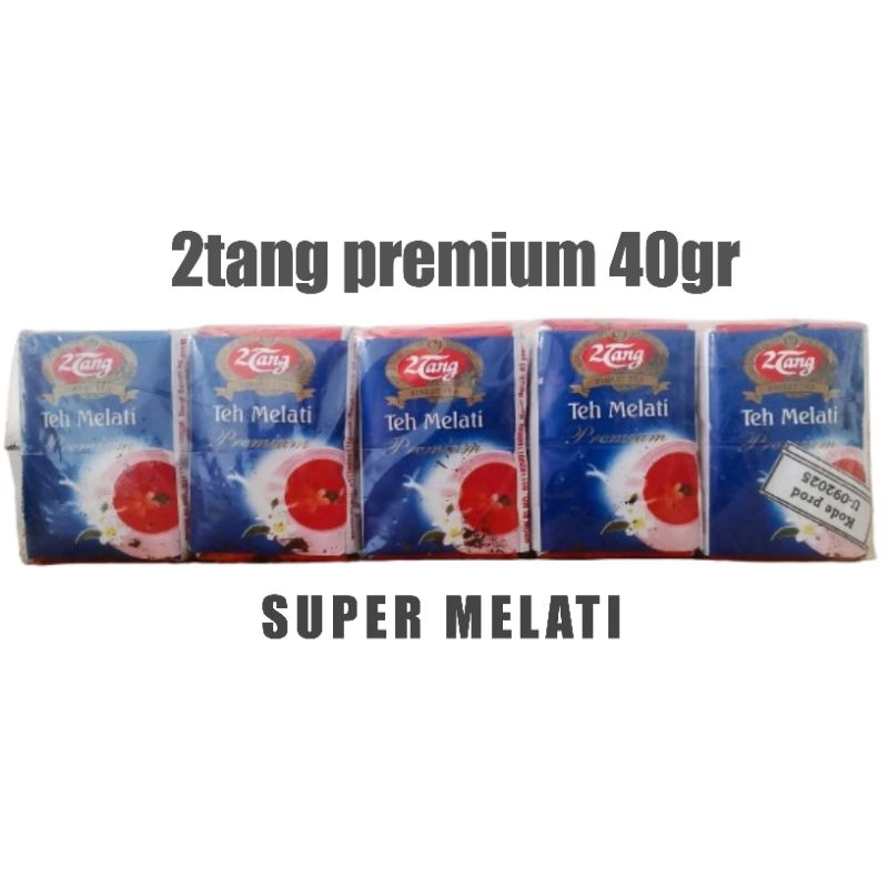 

Teh 2 tang premium melati 1 slop isi 10pcs 40gram teh harum