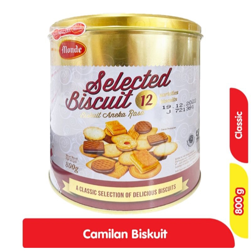 

Monde Selected Biscuit Kaleng 800 g