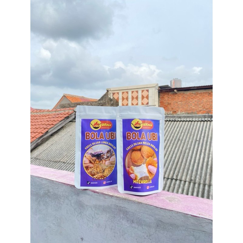 Paket 2Bola ubi coklat dan mozarella isi 8pcs