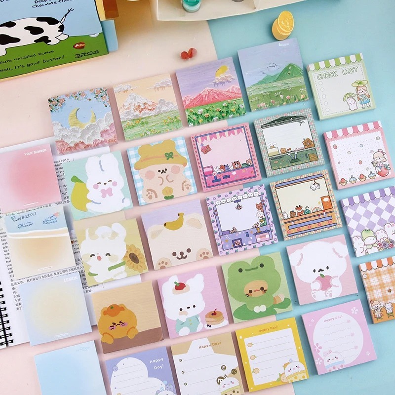 Kawaii MemoPad – Sticky note karakter lucu