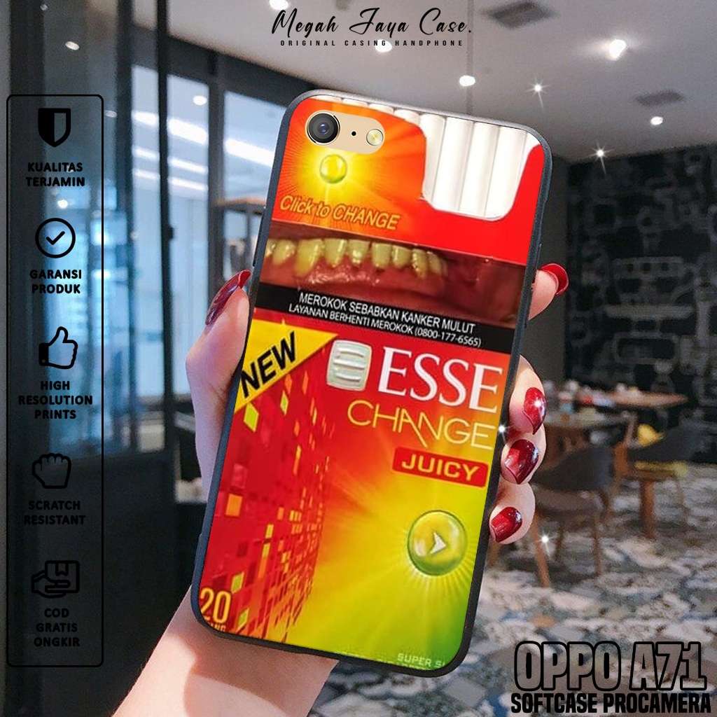 Case Hp OPPO A71 - Softcase OPPO A71 Motif ESS - Casing OPPO A71 - Silikon Hp OPPO A71 - Kesing Hp -