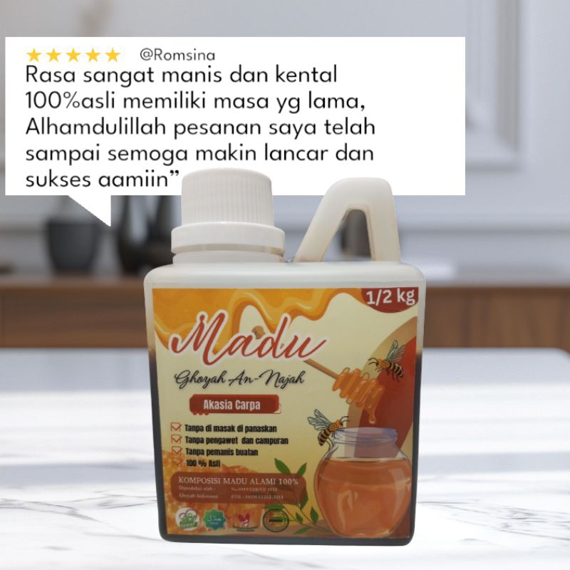 

Madu Akasia asli 500 gram