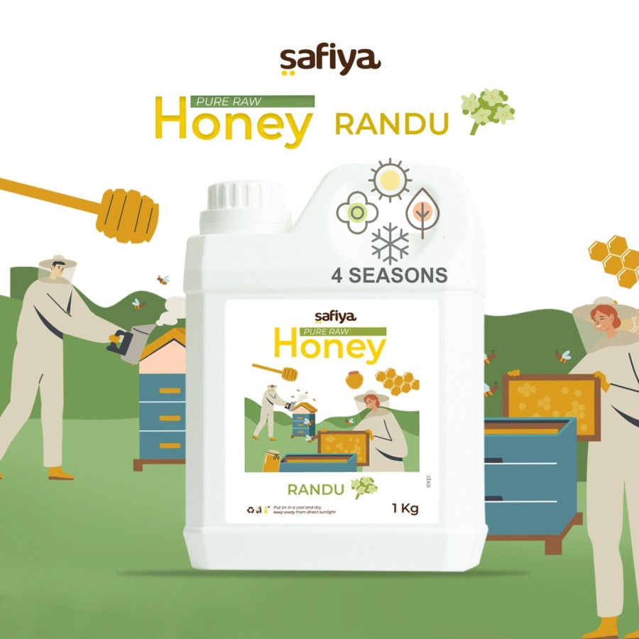 

Madu Murni Randu Series Raw Honey Madu Asli Safiya