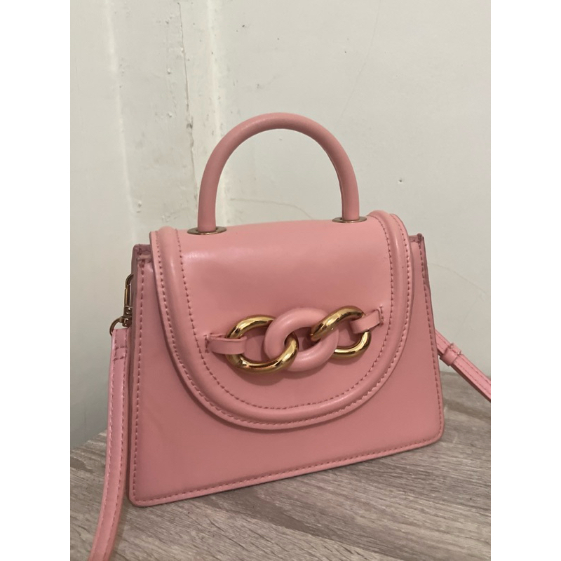 [READY] ZARA MINI CITY BAG WITH CHAIN STRAP (prelove Tas Zara)