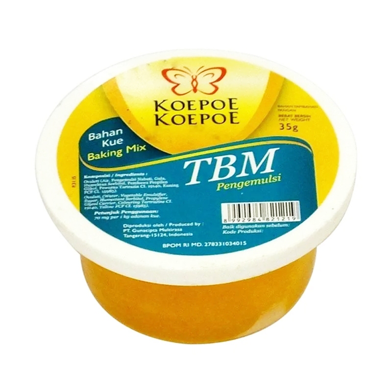 

Koepoe Koepoe TBM 35g / Kupu-Kupu Pengemulsi Kue 35gr