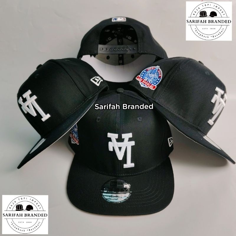 7. SARIFAH BRANDED - KOLEKSI TOPI LA - Topi Snapback Vintage LA DODGERS Premium Import - Topi Snapba