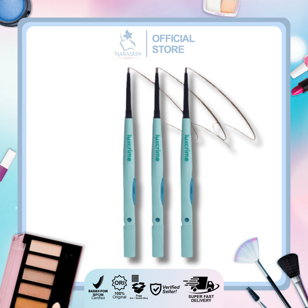 Luxcrime Triple Action Micro Brow Definer - Pensil Alis