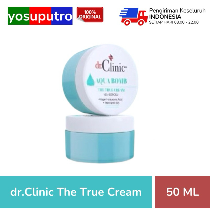 Dr. Clinic Aqua Bomb The True Cream Vegan Hyaluronic Acid Provitamin B5