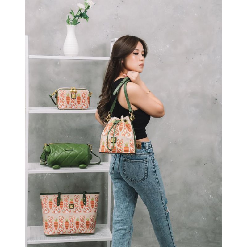 Tas CB cream bear CreamBear bag Original Import