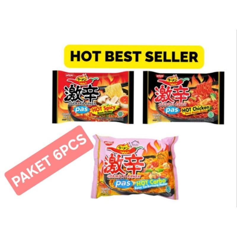 

Mie Gekikara Ramen / Paket 6pcs