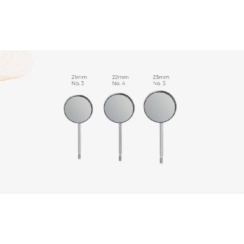 KACA MULUT GIGI No 4 Kacamulut No 5 / DENTAL MIRROR STAINLESS STEEL / Kaca mulut gigi