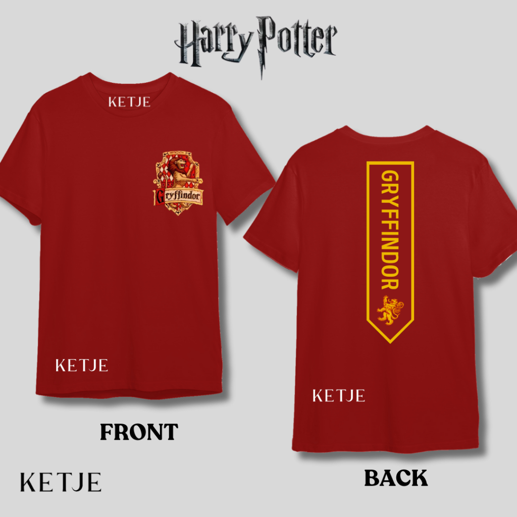 Baju Kaos Flags Bendera Asrama Harry Potter 1 / Kaos Asrama Harry Potter Hogwarts Gryffindor Ravencl