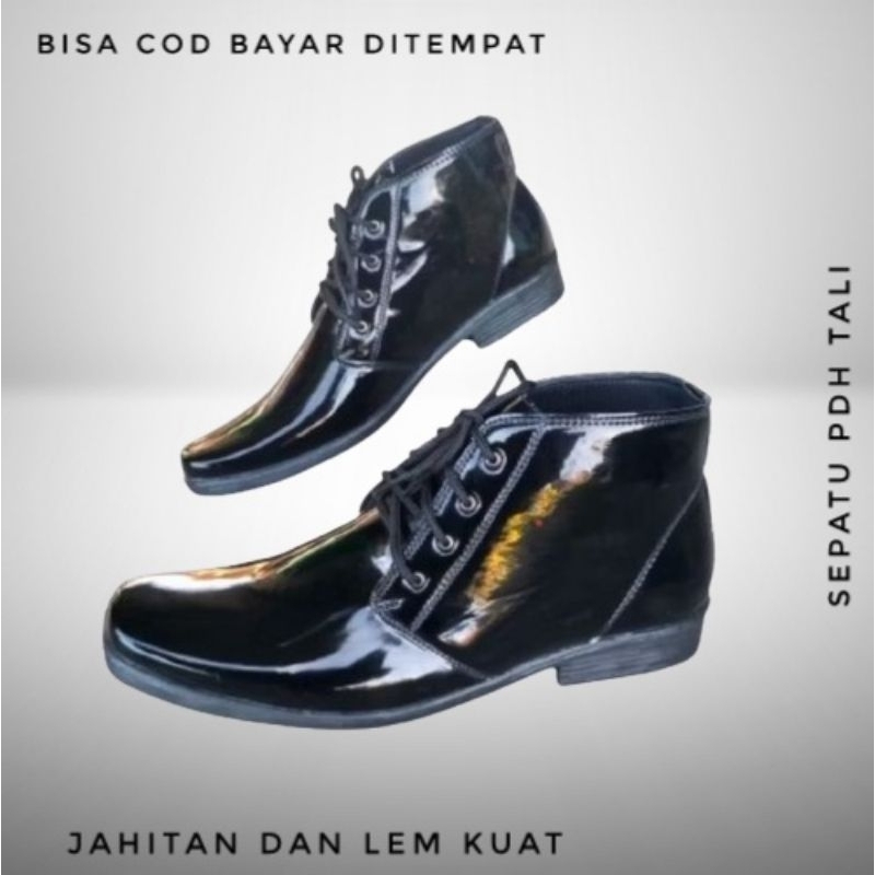 sepatu PDH tali kilap sepatu pantofel pria sepatu PDH boot sepatu kantor sepatu kerja sepatu sekolah