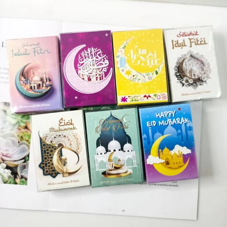 

Amplop Lebaran Hari Raya Idul Fitri Isi 50pcs Angpao Karakter Lucu Ramadhan Kemasan Mika