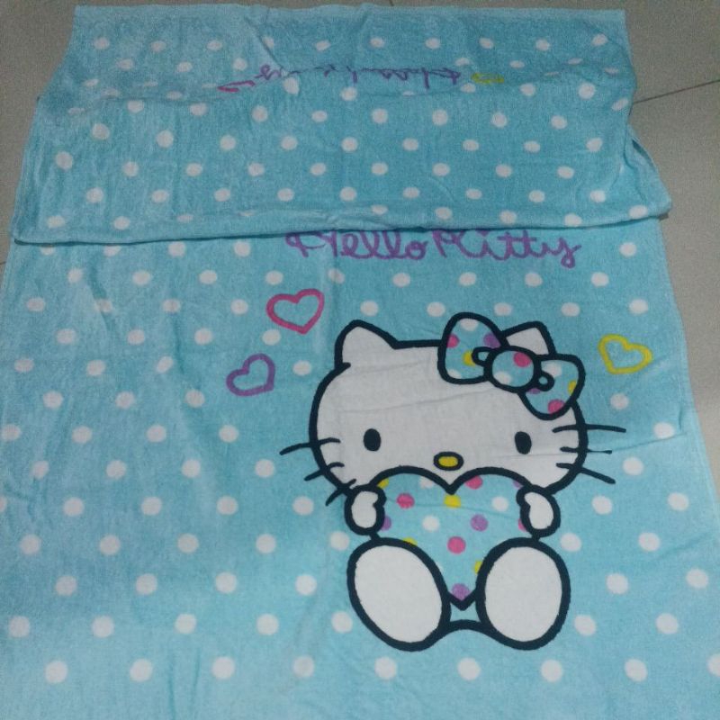 preloved handuk HELLO KITTY