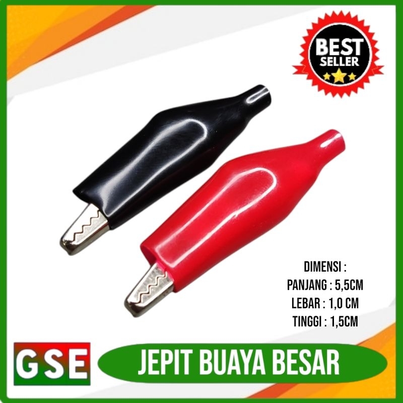 Jepit Karet buaya Besar/Jepit clip karet buaya/Jepit karet buaya Besar