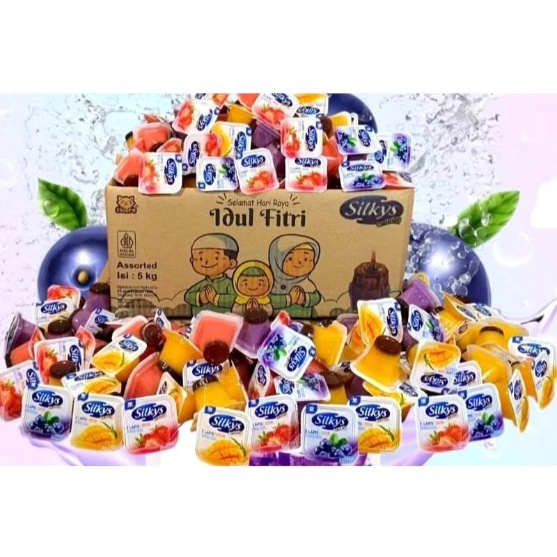 

silkys puding |jelly mix rasa
