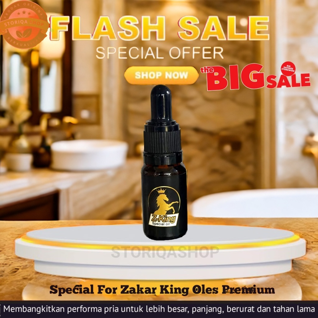Zakar King Oles Original Special Oil Herbal Alami