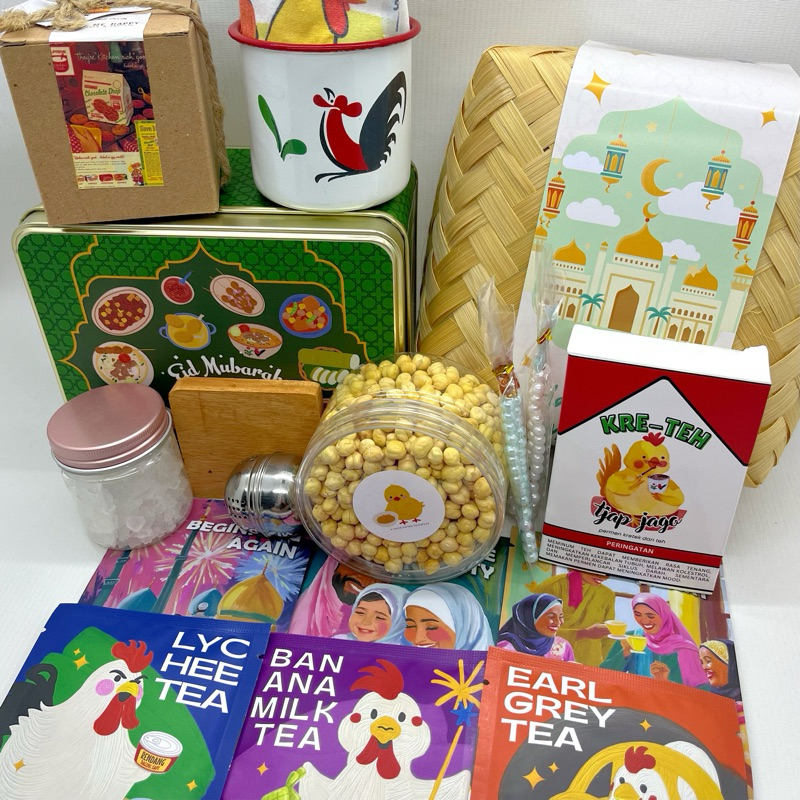 

HAMPERS LEBARAN IDUL FITRI RAMADHAN bymakaira | bingkisan lebaran idul fitri eid mubarak kado lebaran hadiah idul fitri hadiah teh gelas ayam totebag lilin linen spray kado lebaran
