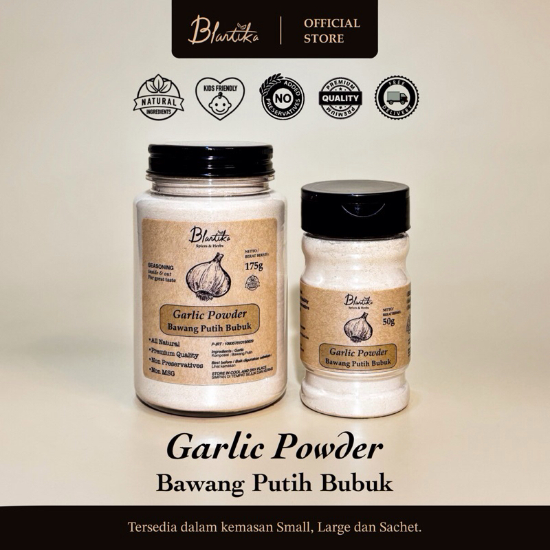 

Blantika - Bawang Putih Bubuk Halus / Garlic Powder