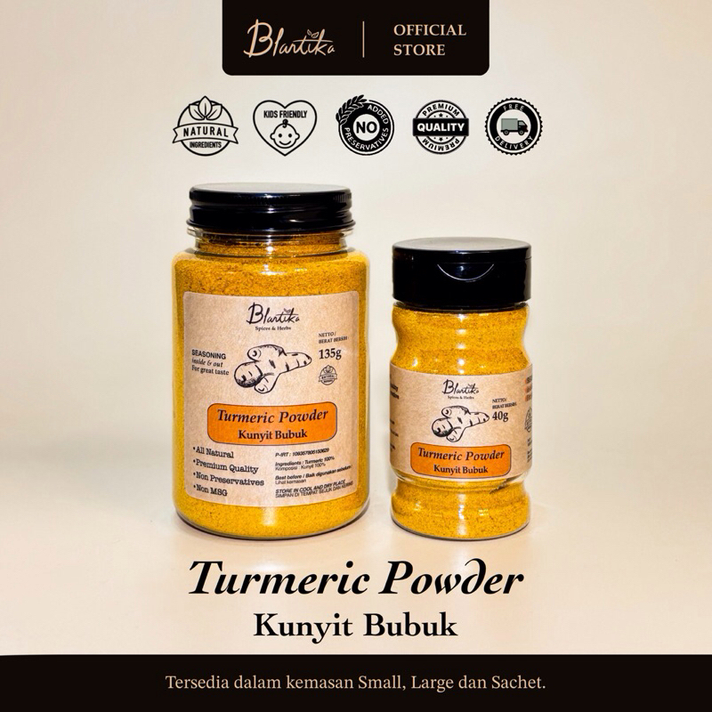 

Blantika - Kunyit Bubuk / Premium Turmeric Powder