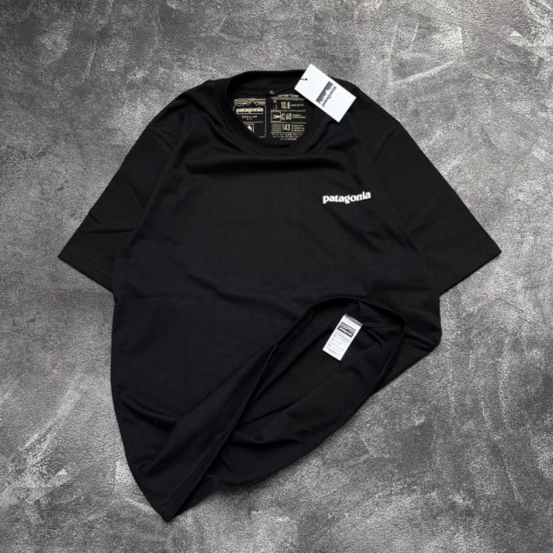 Outfit Pria Patagonia Full Tag Label Kaos Pria Wanita  Patagonia Motif Gunung