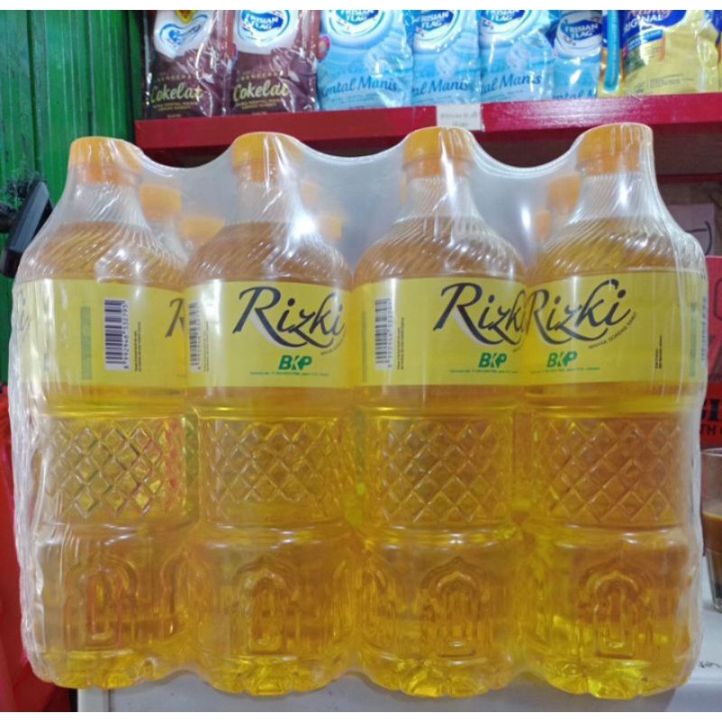 

Minyak Goreng Rizki 1 Dus isi 12 Pcs 800 ML - Minyak Sayur Promo