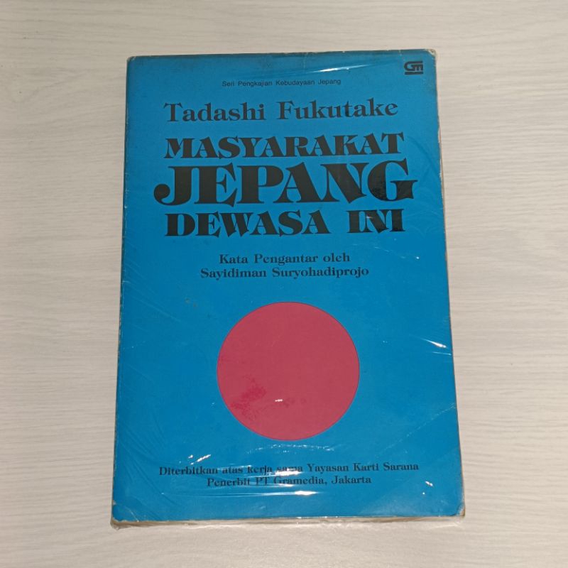 Buku Masyarakat Jepang Dewasa Ini (Preloved)