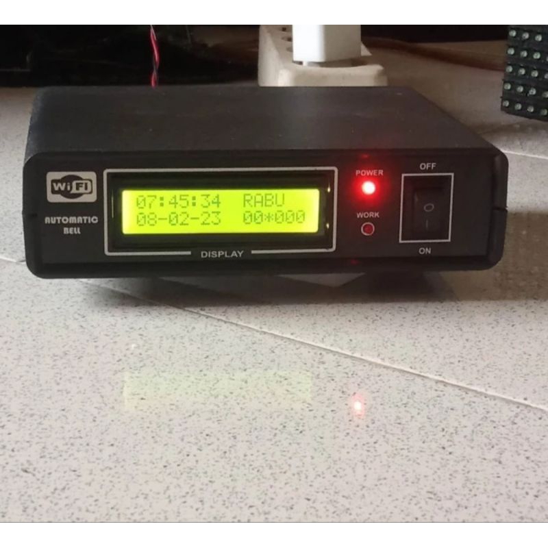 Timer bell sekolah otomatis bell sekolah otomatis