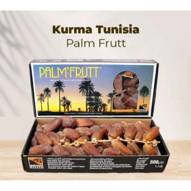

kurma Tunisia palm frutt tangkai 500 gram