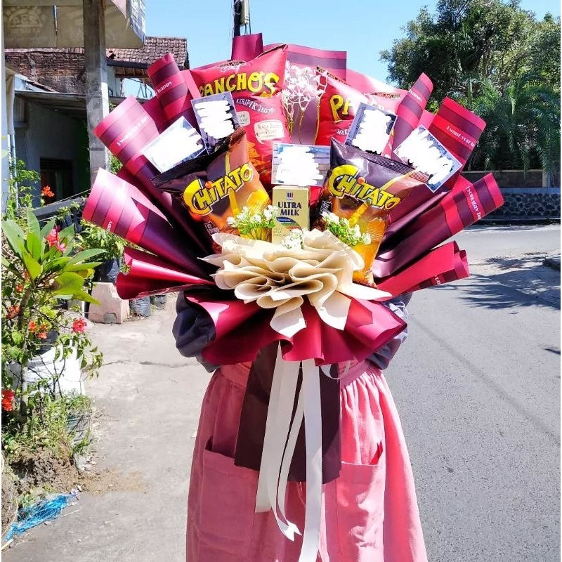 Buket snack mix foto