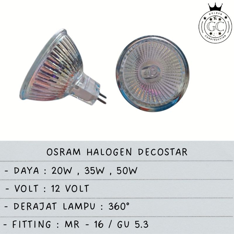 OSRAM HALOGEN DECOSTAR